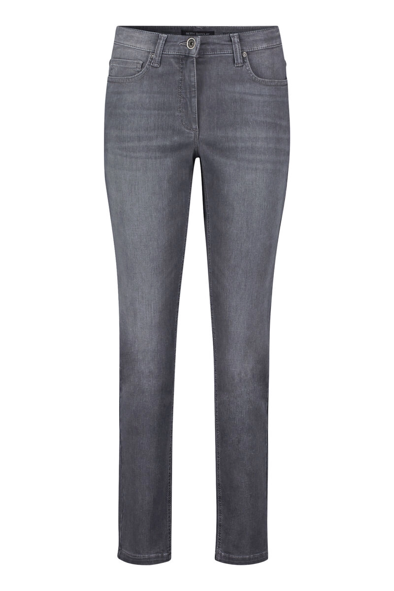 BETTY BARCLAY Basic-Jeans light grey denim