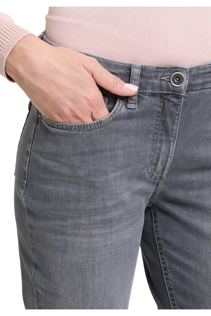 BETTY BARCLAY Basic-Jeans light grey denim