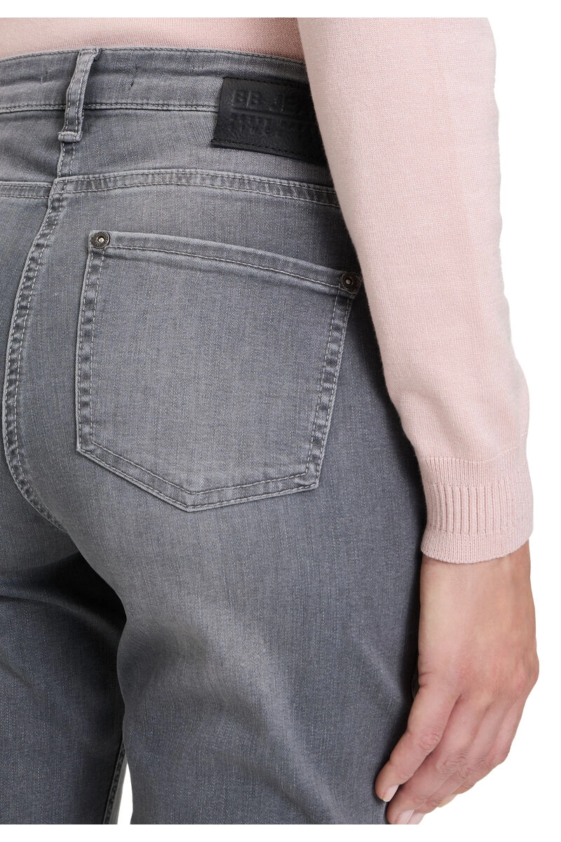 BETTY BARCLAY Basic-Jeans light grey denim