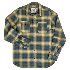 Biltwell Hi Test Flannel Hemd moss grün