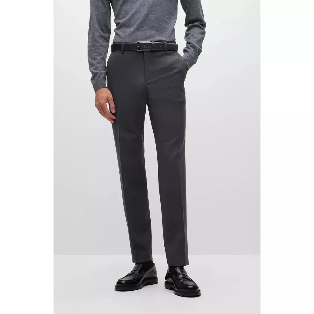  Boss  Slim-Fit Businesshose Genius Grau