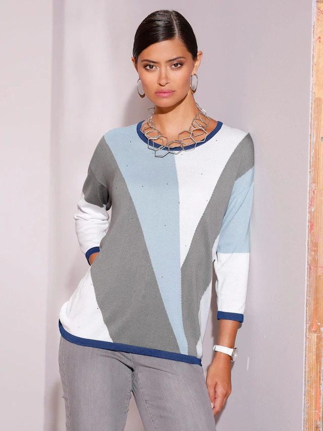 creation L Rundhalspullover »Pullover«