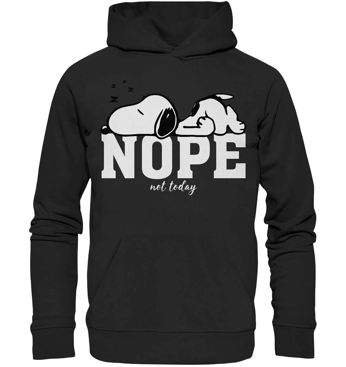 Fauler Hund - Nope - Nein Heute Nicht - Premium Unisex Hoodie