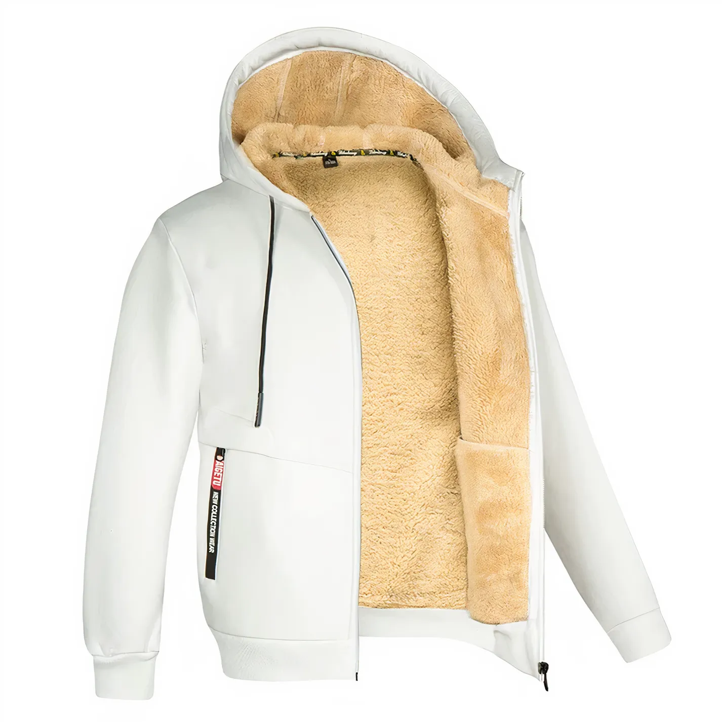 Fleecegefütterte Jacke