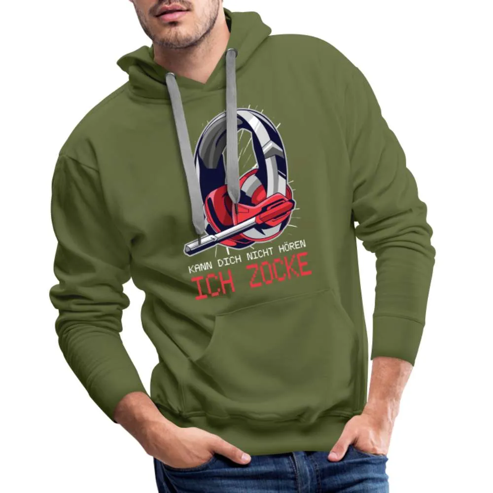 Gamer Shirt Gaming - Kann Dich Nicht Hren - Ich Zocke Hoodie