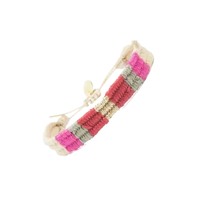 Gold & Fuchsia bracelet - Joée selection
