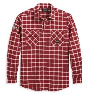 Harley-Davidson Hemd Flannel Karo rot