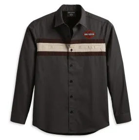 Harley-Davidson Hemd Performance Colorblock grau