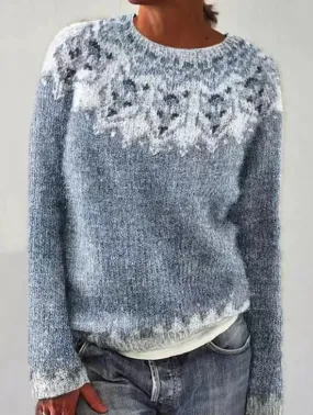 Heidi-Mode | Pullover mit Geometrischem Muster