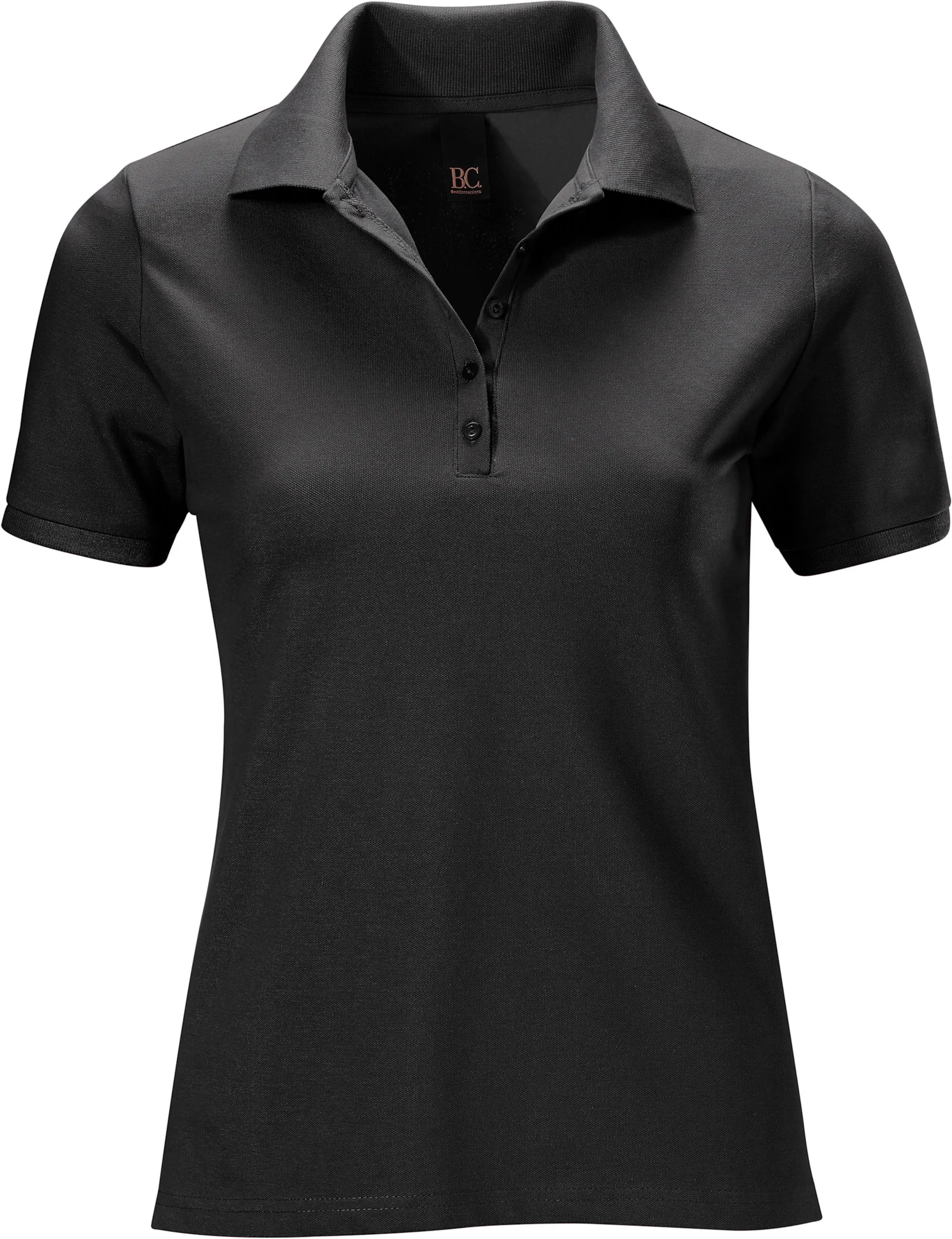 heine Poloshirt in schwarz