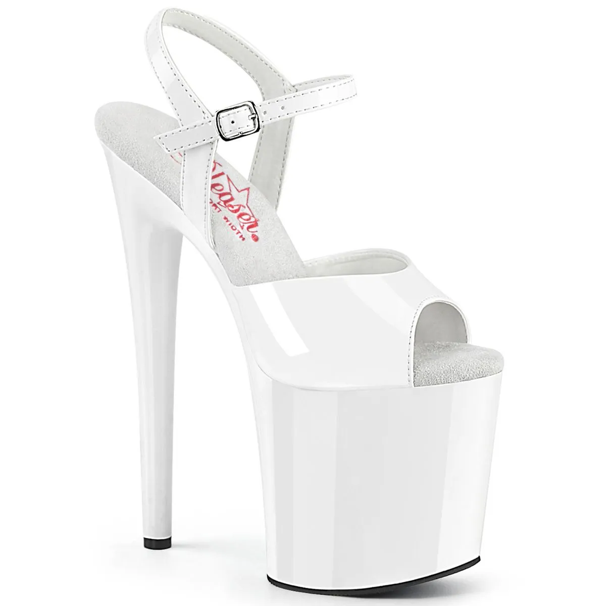 High Heels Sandalette NAUGHTY-809 weiss