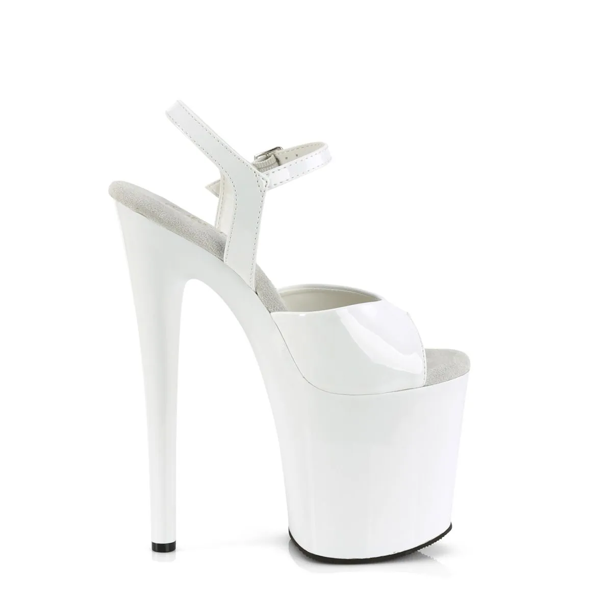 High Heels Sandalette NAUGHTY-809 weiss