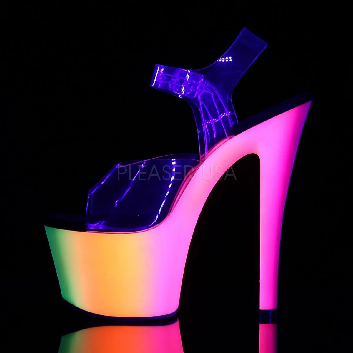 High Heels Sandalette RAINBOW-308UV