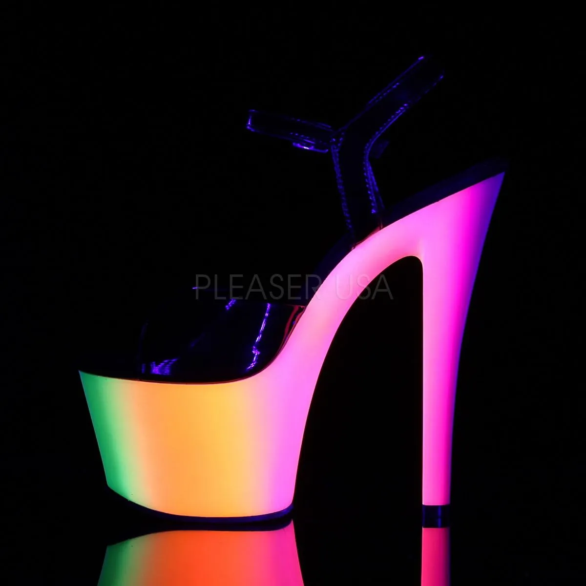 High Heels Sandalette RAINBOW-309UV Lack