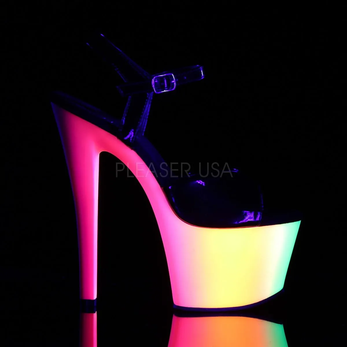 High Heels Sandalette RAINBOW-309UV Lack