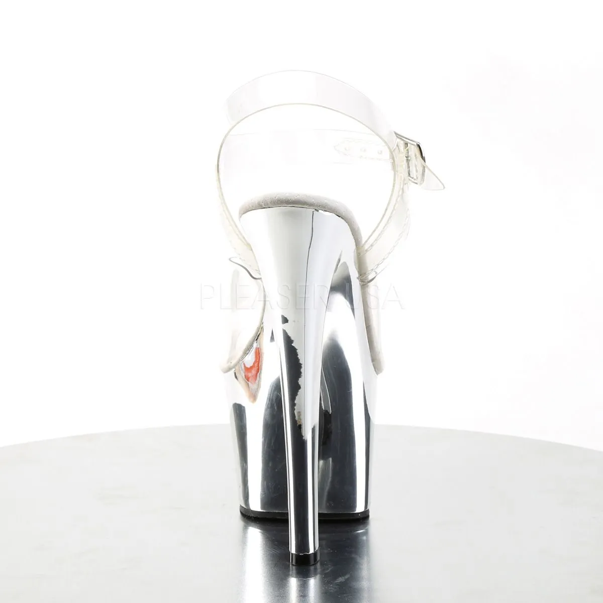 High Heels Sandalette silber SKY-308