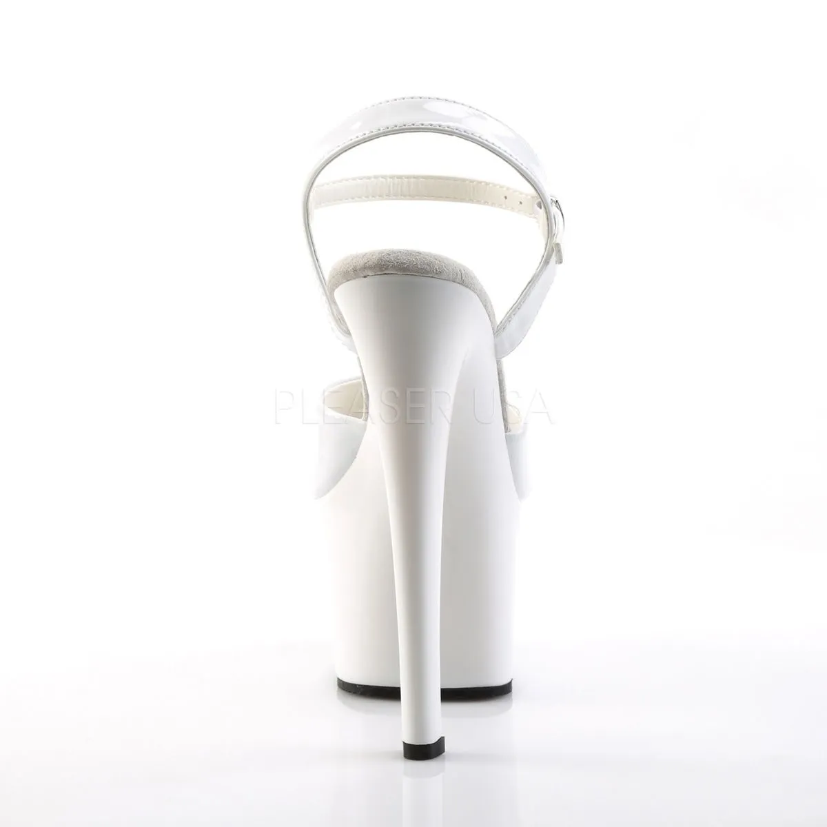 High Heels Sandalette weiss SKY-309