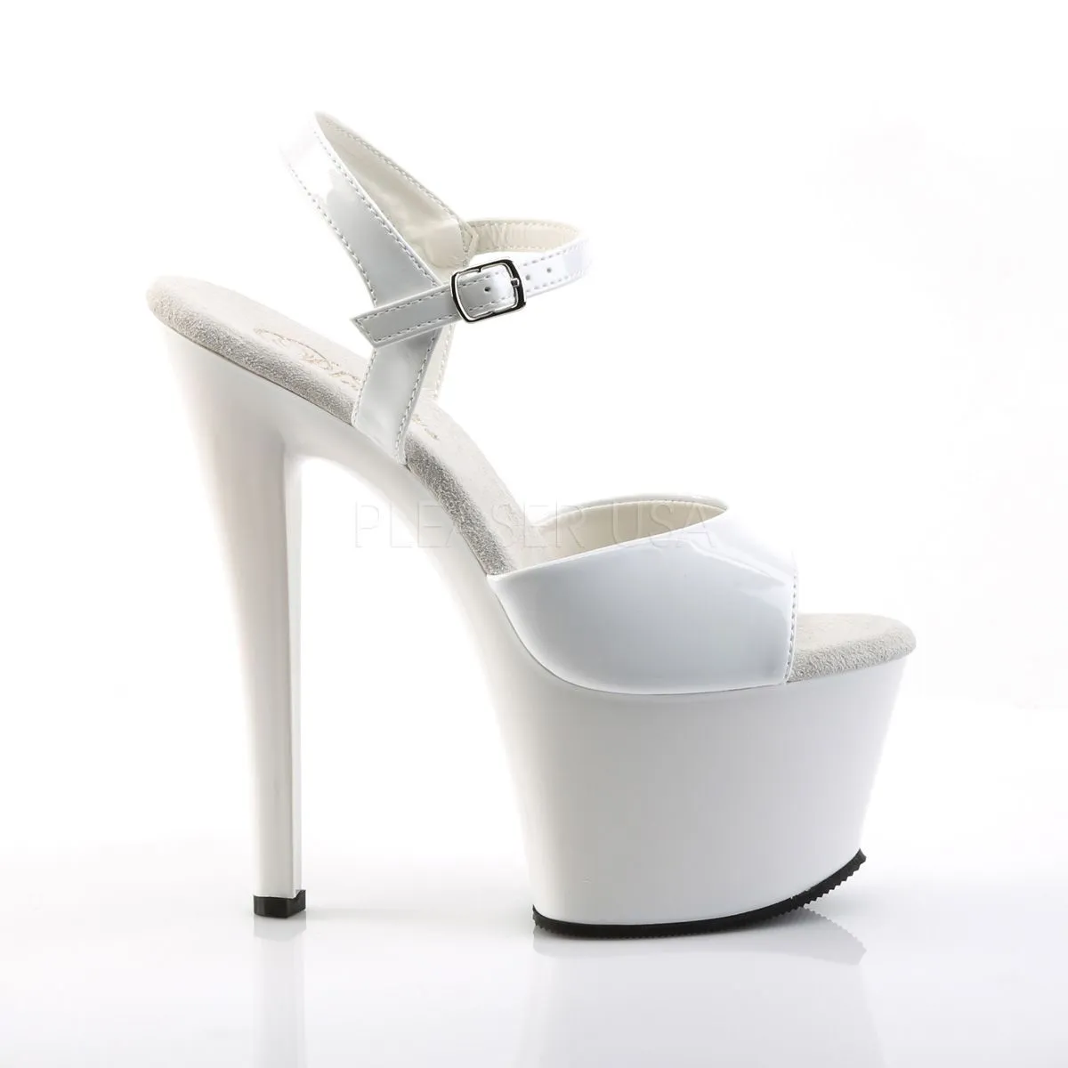 High Heels Sandalette weiss SKY-309
