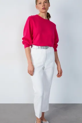 Hose im Karottenschnitt POLYESTER VISCOSE