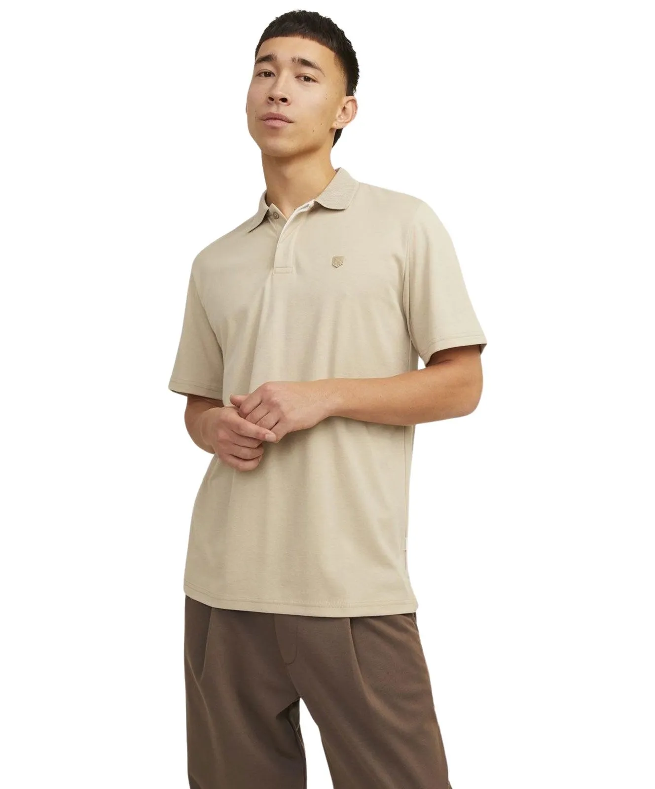 Jack & Jones Poloshirt Crodney in Hellbraun
