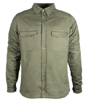 John Doe Motoshirt Motorrad Hemd oliv grün
