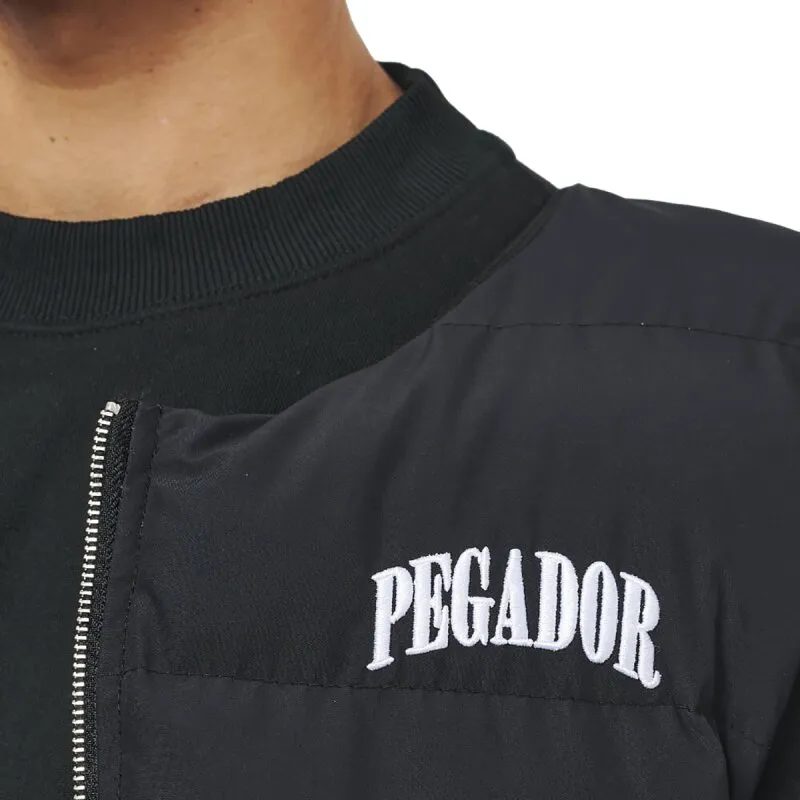 Pegador Herren Vest Aberdeen Round Neck Puffer black ink
