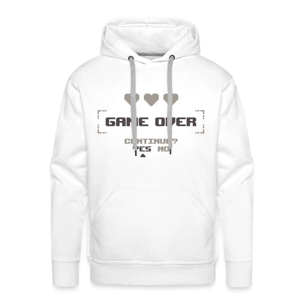 Retro Gaming Game Over Lustiger Premium Hoodie