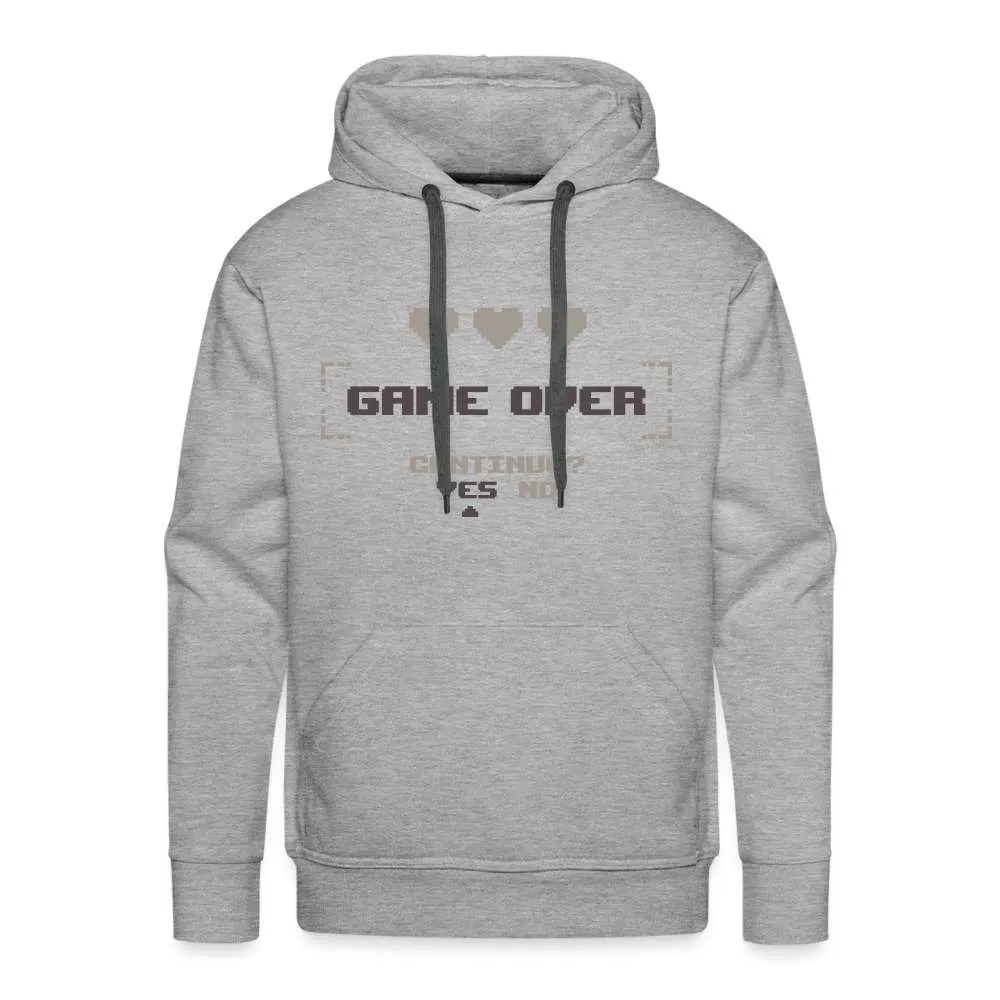 Retro Gaming Game Over Lustiger Premium Hoodie