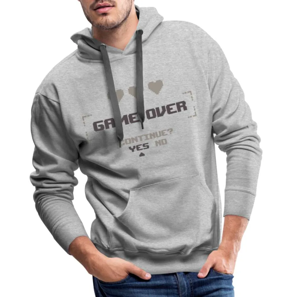 Retro Gaming Game Over Lustiger Premium Hoodie