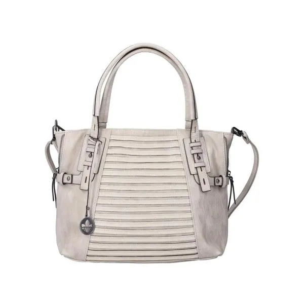 Rieker Damen Shopper Handtasche beige S22 H1083-60