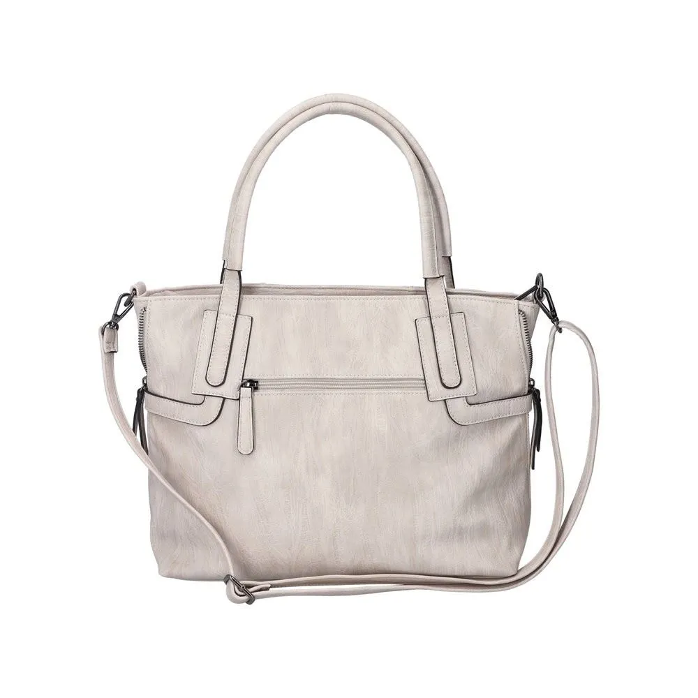 Rieker Damen Shopper Handtasche beige S22 H1083-60