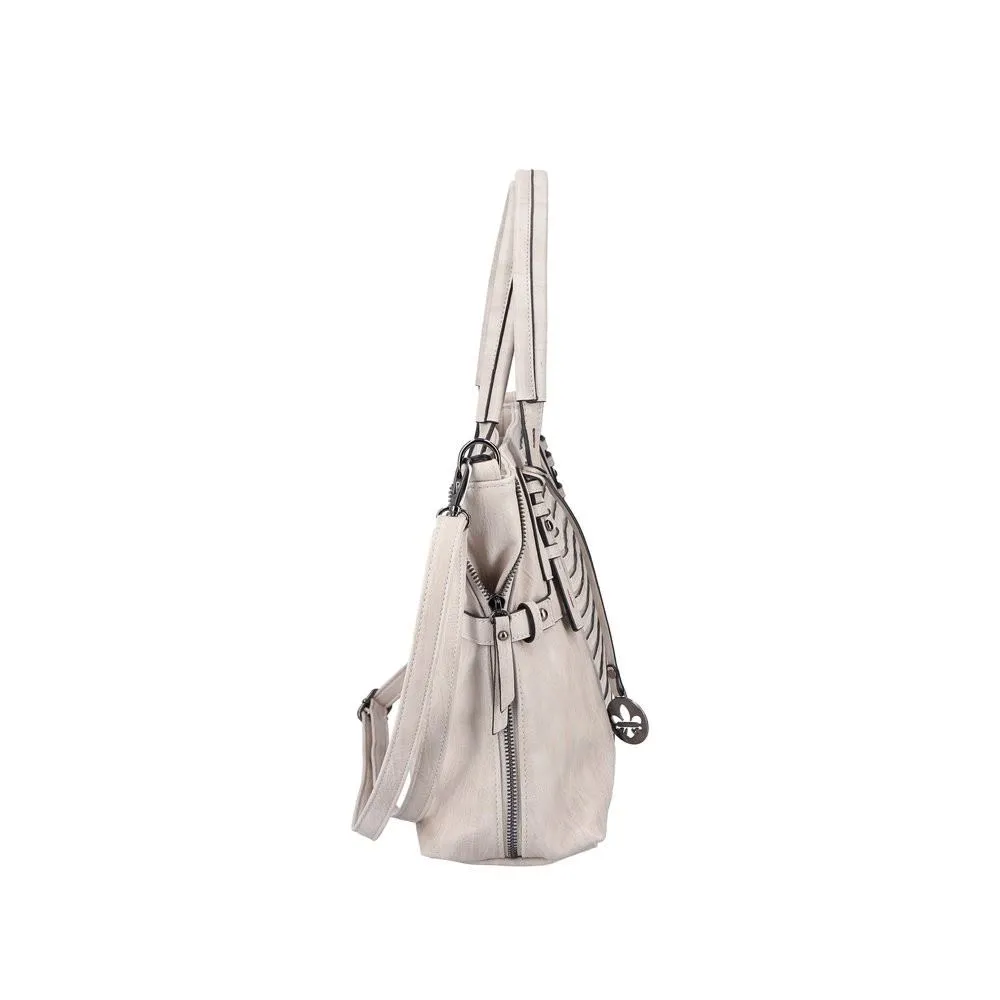 Rieker Damen Shopper Handtasche beige S22 H1083-60
