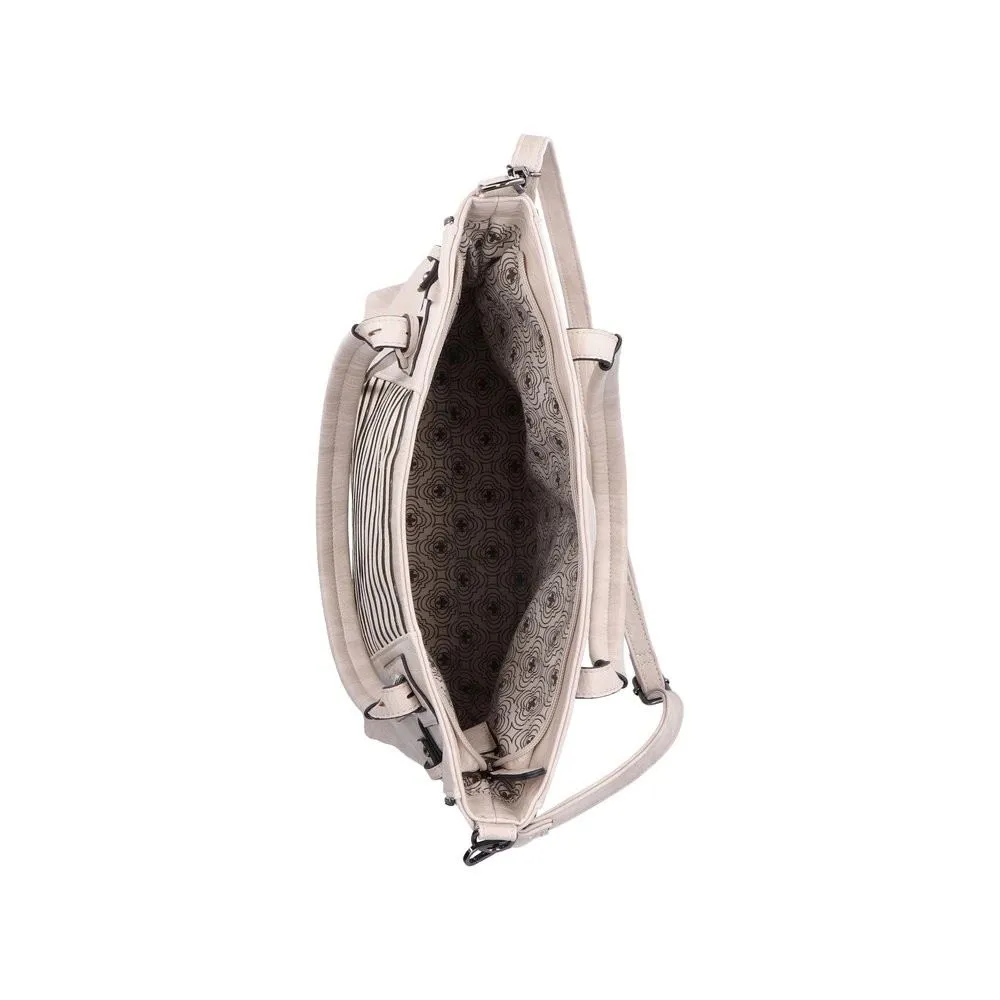 Rieker Damen Shopper Handtasche beige S22 H1083-60