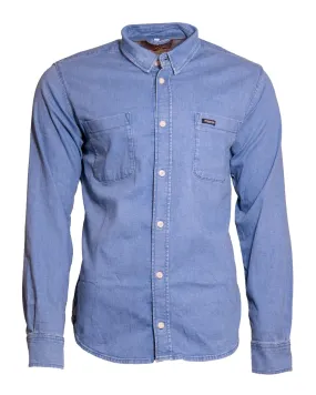 Rokker Hemd Nashville blau