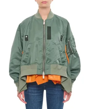   Sacai  Nylon Twill Blouson Green  Übergangsjacke 