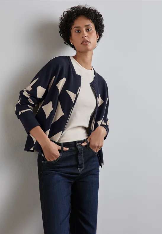 Street One Bedruckte Ottoman-Jacke 