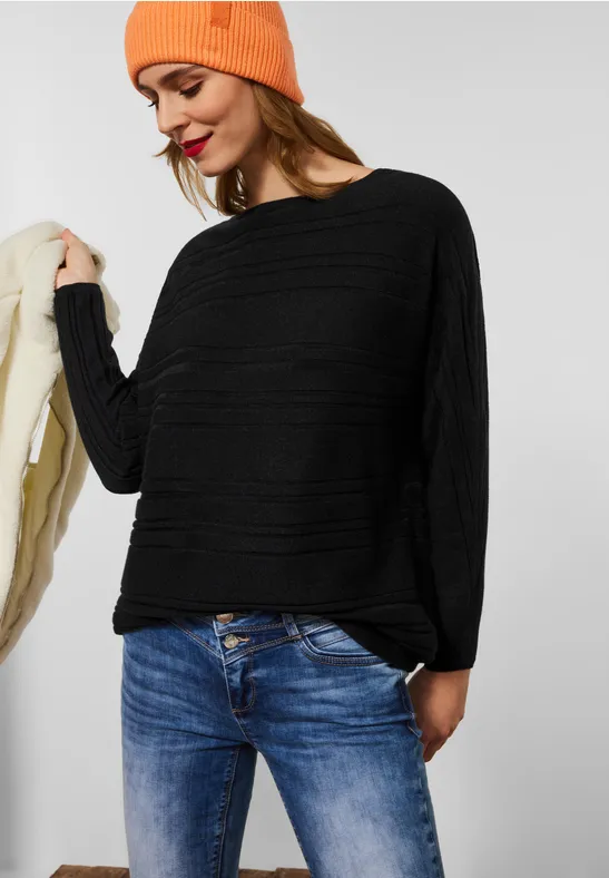 Street One Pullover mit Dolmanärmeln 