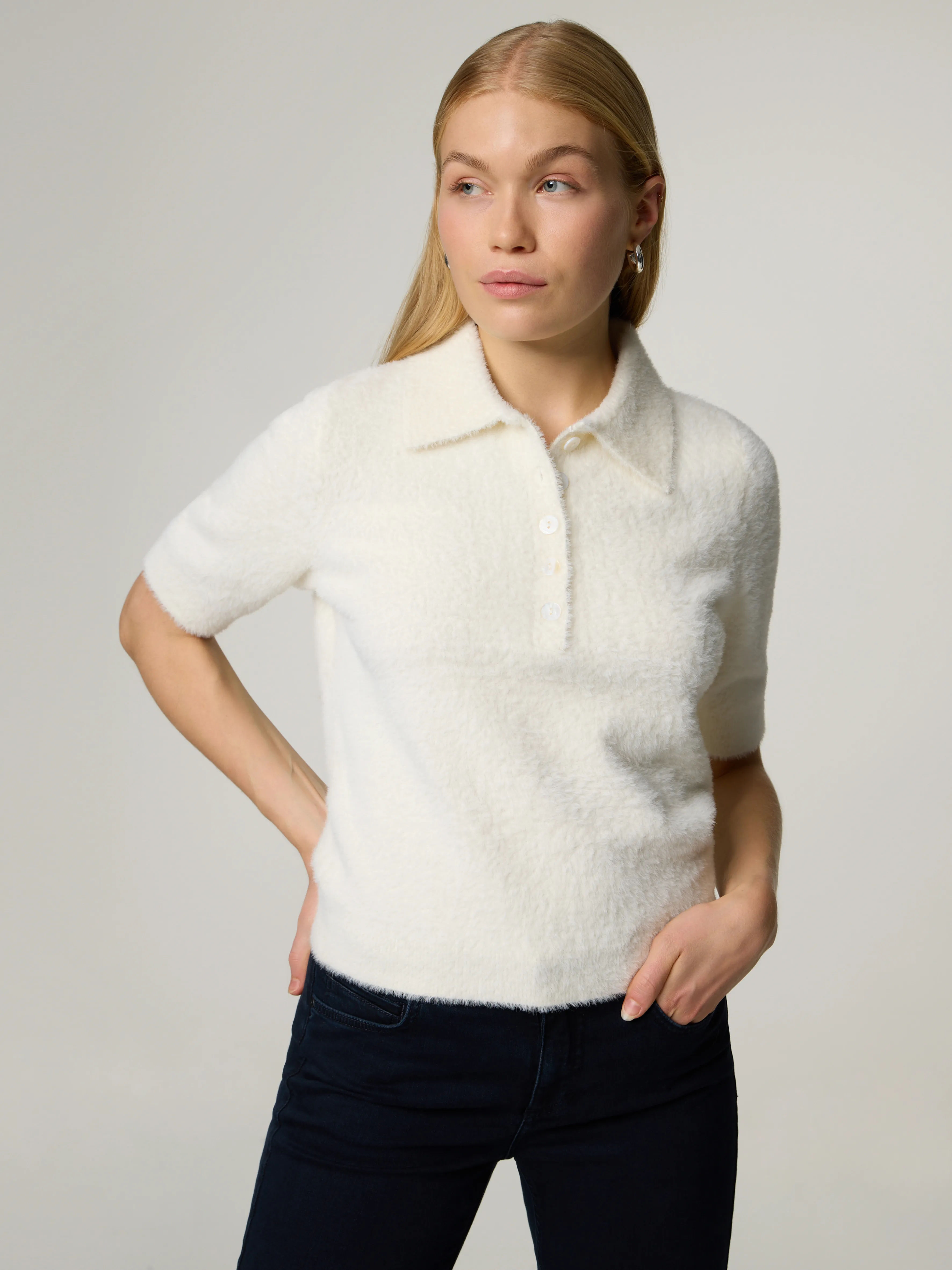 Strick-Poloshirt PIOU