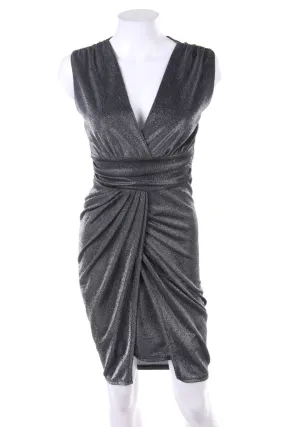 wal G - Kleid in Wickel-Optik mit Raffungen - M