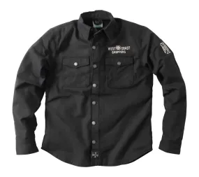 West Coast Choppers Forged Motorrad Hemd schwarz