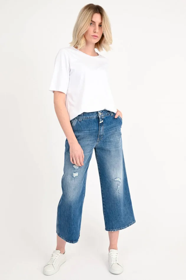 Wide Fit Jeans MELFORT in Mittelblau